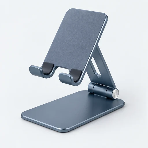 Folding desk phone stand